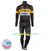 Radbekleidung Radtrikot Langarm + Lang Trägerhose 2017 Telenet Fidea Lions Winter Thermal Fleece N001